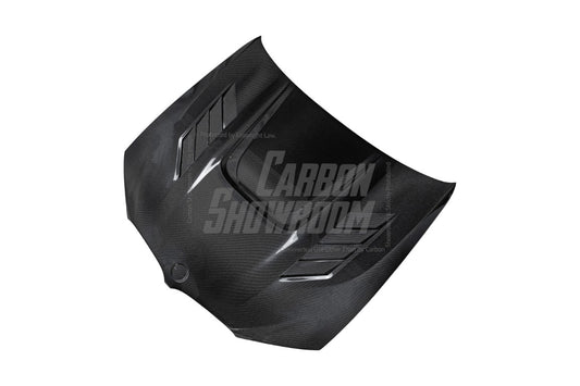 BMW X3 G01 & X3M X3MC F97 (Fits Both Pre-LCI & LCI) 2019 2020 2021 2022 2023 2024 & X4 G02 & X4M X4MC F98 (Fits Both Pre-LCI & LCI) 2019 2020 2021 2022 2023 2024 with Aftermarket Parts - AE Hood Bonnet Carbon Fiber from ArmorExtend