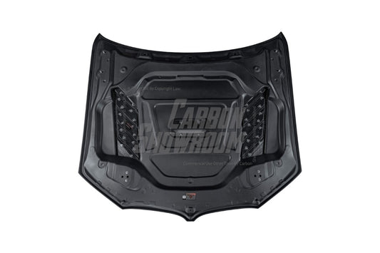 BMW X3 G01 & X3M X3MC F97 (Fits Both Pre-LCI & LCI) 2019 2020 2021 2022 2023 2024 & X4 G02 & X4M X4MC F98 (Fits Both Pre-LCI & LCI) 2019 2020 2021 2022 2023 2024 with Aftermarket Parts - AE Hood Bonnet Carbon Fiber from ArmorExtend