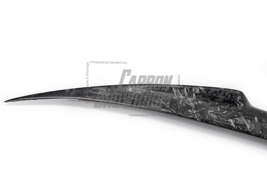 BMW X3M X3MC F97 (Fits Both Pre-LCI & LCI) 2019 2020 2021 2022 2023 2024 with Aftermarket Parts - AE Style Rear Spoiler Carbon Fiber from ArmorExtend