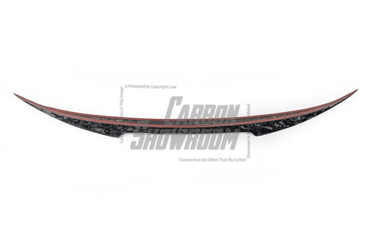 BMW X3M X3MC F97 (Fits Both Pre-LCI & LCI) 2019 2020 2021 2022 2023 2024 with Aftermarket Parts - AE Style Rear Spoiler Carbon Fiber from ArmorExtend