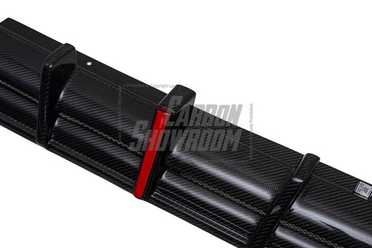 BMW X4M X4MC F98 (Fits Both Pre-LCI & LCI) 2019 2020 2021 2022 2023 2024 with Aftermarket Parts - AE V2 Style Rear Diffuser Carbon Fiber from ArmorExtend