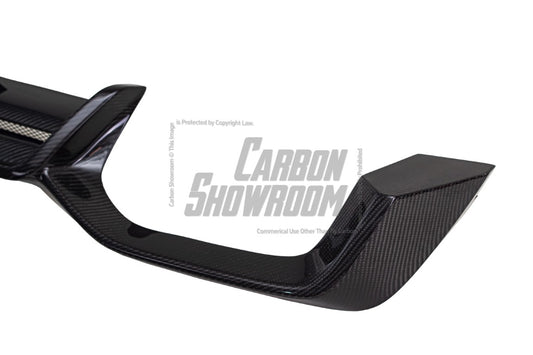 BMW X4M X4MC F98 (Fits Both Pre-LCI & LCI) 2019 2020 2021 2022 2023 2024 with Aftermarket Parts - AE V2 Style Rear Diffuser Carbon Fiber from ArmorExtend