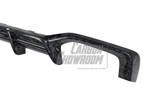 BMW X4M X4MC F98 (Fits Both Pre-LCI & LCI) 2019 2020 2021 2022 2023 2024 with Aftermarket Parts - AE V2 Style Rear Diffuser Carbon Fiber from ArmorExtend