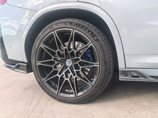BMW X4M X4MC F98 (Fits Both Pre-LCI & LCI) 2019 2020 2021 2022 2023 2024 2025 with Aftermarket Parts - ART V2 Rear Canards Dry Pre-preg Carbon from ArmorExtend