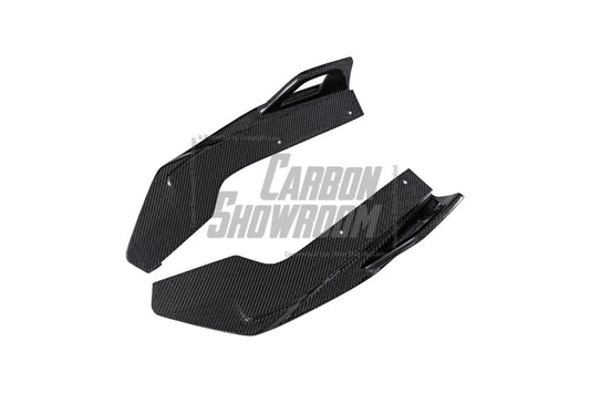 BMW X4 xDrive 30i (with M-Package Bumper) & M40i G02 LCI 2022 2023 2024 with Aftermarket Parts - AE Style Diffuser & Canards Carbon Fiber from ArmorExtend