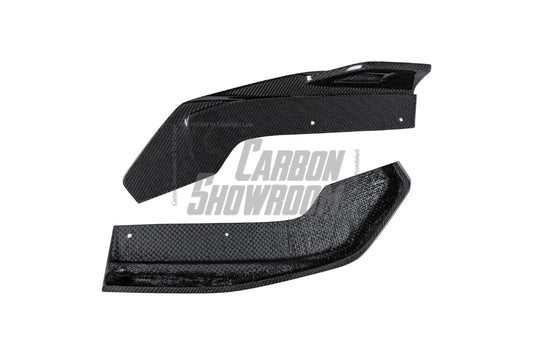 BMW X4 xDrive 30i (with M-Package Bumper) & M40i G02 LCI 2022 2023 2024 with Aftermarket Parts - AE Style Diffuser & Canards Carbon Fiber from ArmorExtend