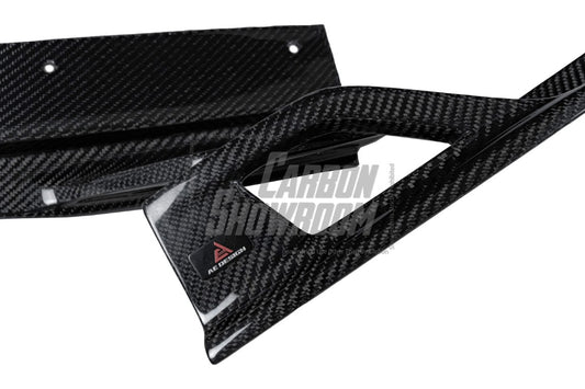 BMW X4 xDrive 30i (with M-Package Bumper) & M40i G02 LCI 2022 2023 2024 with Aftermarket Parts - AE Style Diffuser & Canards Carbon Fiber from ArmorExtend