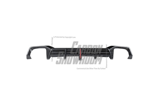 BMW X4 xDrive 30i (with M-Package Bumper) & M40i G02 LCI 2022 2023 2024 with Aftermarket Parts - AE Style Diffuser & Canards Carbon Fiber from ArmorExtend