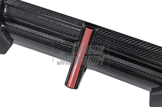 BMW X4 xDrive 30i (with M-Package Bumper) & M40i G02 LCI 2022 2023 2024 with Aftermarket Parts - AE Style Diffuser & Canards Carbon Fiber from ArmorExtend