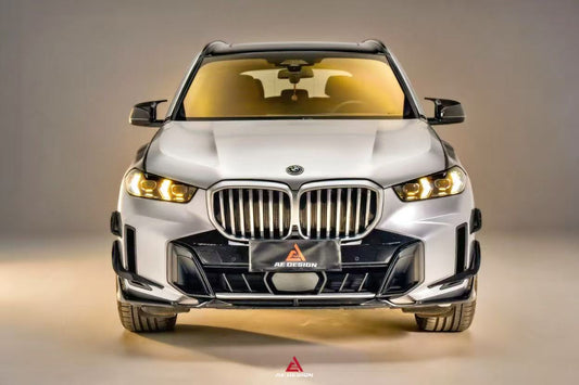 BMW X5 s/x Drive 40i & xDrive 50e (With M-Package, does not fit base model) & M60i G05 LCI 2024-ON with Aftermarket Parts - AE Style Front Canards Carbon Fiber from ArmorExtend