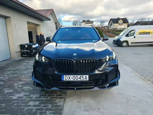 BMW X5 s/x Drive 40i & xDrive 50e (With M-Package, does not fit base model) & M60i G05 LCI 2024-ON with Aftermarket Parts - AE Style Front Lip Carbon Fiber from ArmorExtend