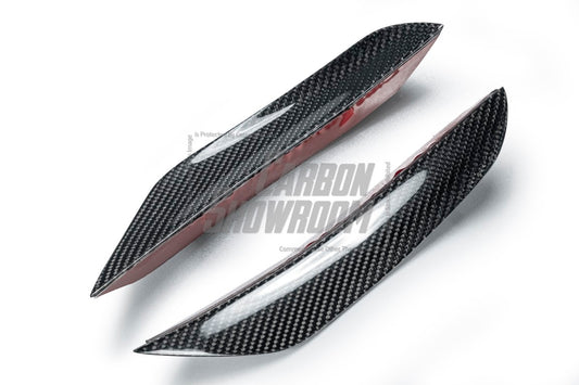 BMW X5 G05 M50i & X/S Drive 40i (With M-Package) Pre-LCI 2019 2020 2021 with Aftermarket Parts - AE Style Front Canards Carbon Fiber from ArmorExtend