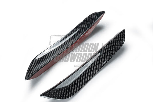 BMW X5 G05 M50i & X/S Drive 40i (With M-Package) Pre-LCI 2019 2020 2021 with Aftermarket Parts - AE Style Front Canards Carbon Fiber from ArmorExtend