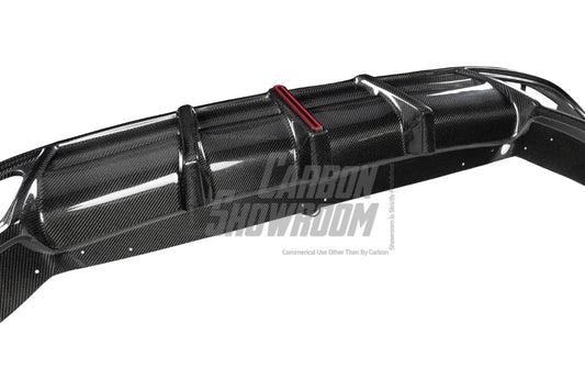 BMW X5 G05 M50i X/S Drive 40i (with M-Package) (Fits Both Pre-LCI & LCI) 2019 2020 2021 2022 2023 2024 with Aftermarket Parts - AE Style Rear Diffuser Carbon Fiber from ArmorExtend