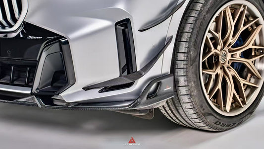 BMW X5 s/x Drive 40i & xDrive 50e (With M-Package, does not fit base model) & M60i G05 LCI 2023-ON with Aftermarket Parts - AE Style Carbon Fiber Front Canards from ArmorExtend