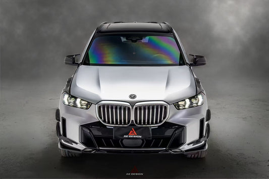 BMW X5 s/x Drive 40i & xDrive 50e (With M-Package, does not fit base model) & M60i G05 LCI 2024-ON with Aftermarket Parts - AE Style Front Lip Carbon Fiber from ArmorExtend