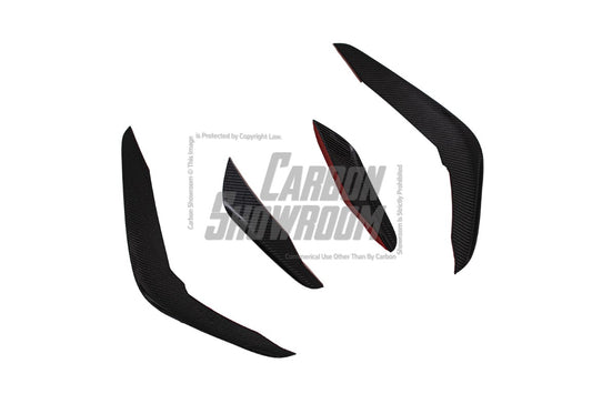 BMW X5M X5MC F95 & X6M X6MC F96 2024-ON (LCI) With Aftermarket Parts - AE Style Front Lip Carbon Fiber from ArmorExtend