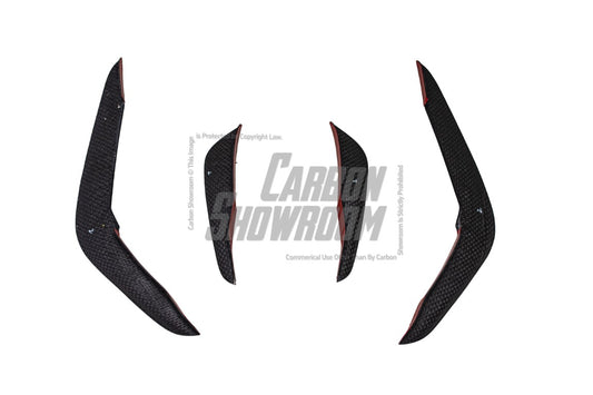 BMW X5M X5MC F95 & X6M X6MC F96 2024-ON (LCI) With Aftermarket Parts - AE Style Front Lip Carbon Fiber from ArmorExtend