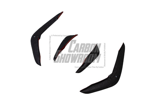 BMW X5M X5MC F95 & X6M X6MC F96 2024-ON (LCI) With Aftermarket Parts - AE Style Front Lip Carbon Fiber from ArmorExtend