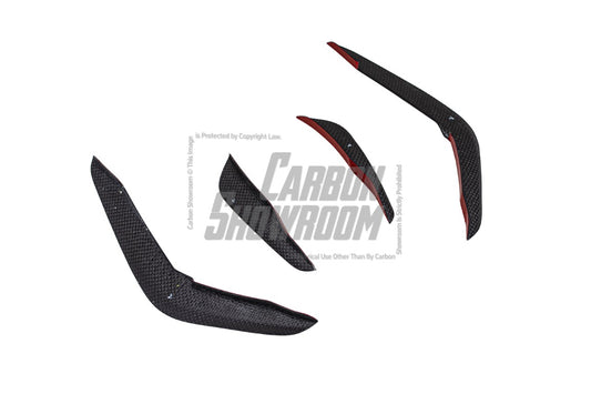 BMW X5M X5MC F95 & X6M X6MC F96 2024-ON (LCI) With Aftermarket Parts - AE Style Front Lip Carbon Fiber from ArmorExtend