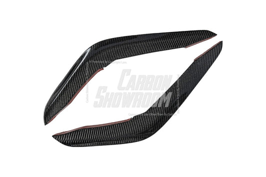 BMW X5M X5MC F95 & X6M X6MC F96 2024-ON (LCI) With Aftermarket Parts - AE Style Front Lip Carbon Fiber from ArmorExtend