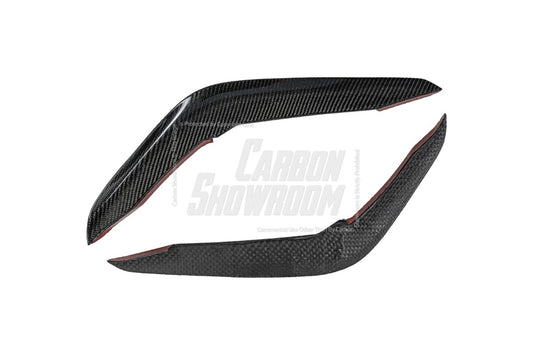 BMW X5M X5MC F95 & X6M X6MC F96 2024-ON (LCI) With Aftermarket Parts - AE Style Front Lip Carbon Fiber from ArmorExtend