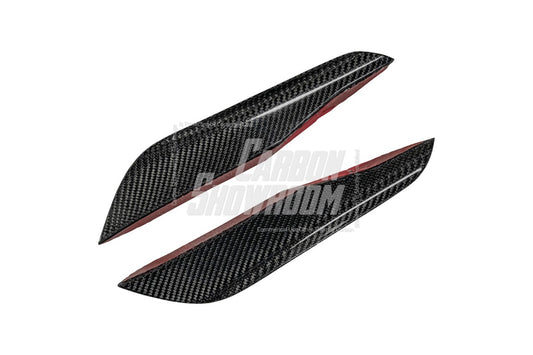 BMW X5M X5MC F95 & X6M X6MC F96 2024-ON (LCI) With Aftermarket Parts - AE Style Front Lip Carbon Fiber from ArmorExtend