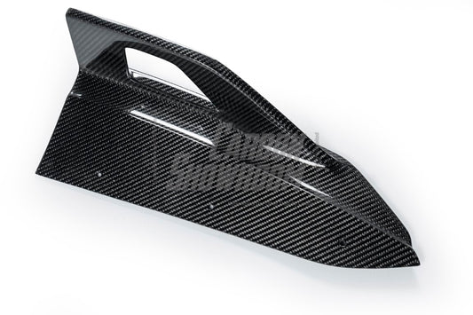 BMW X5M X5MC F95 (Fits Both Pre-LCI & LCI) 2020 2021 2022 2023 2024 & X6M X6MC F96 (Fits Both Pre-LCI & LCI) 2020 2021 2022 2023 2024 with Aftermarket Parts - AE Style Rear Diffuser & Canards Pre-preg Carbon Fiber from ArmorExtend