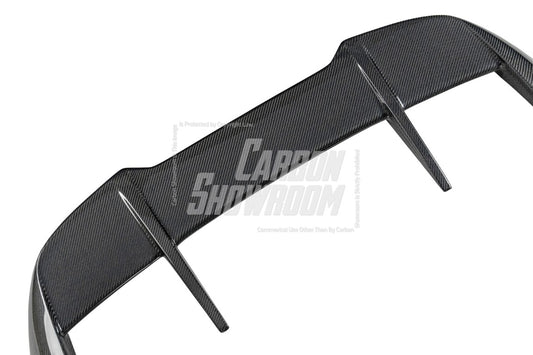 BMW X5M X5MC F95 (Fits Both Pre-LCI & LCI) 2020 2021 2022 2023 2024 with Aftermarket Parts - AE Style Rear Roof Spoiler Carbon Fiber from ArmorExtend
