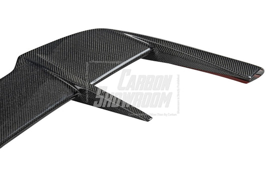 BMW X5M X5MC F95 (Fits Both Pre-LCI & LCI) 2020 2021 2022 2023 2024 with Aftermarket Parts - AE Style Rear Roof Spoiler Carbon Fiber from ArmorExtend