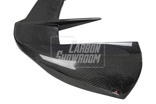BMW X5M X5MC F95 (Fits Both Pre-LCI & LCI) 2020 2021 2022 2023 2024 with Aftermarket Parts - AE Style Rear Roof Spoiler Carbon Fiber from ArmorExtend