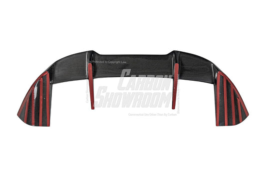 BMW X5M X5MC F95 (Fits Both Pre-LCI & LCI) 2020 2021 2022 2023 2024 with Aftermarket Parts - AE Style Rear Roof Spoiler Carbon Fiber from ArmorExtend