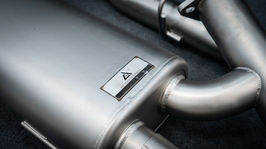 BMW X5M X5MC F95 & X6M X6MC F96 Pre-LCI 2020 2021 2022 2023 with Aftermarket Parts - Catback Exhaust Quadtips with Valve Stainless Steel / Titanium from ArmorExtend