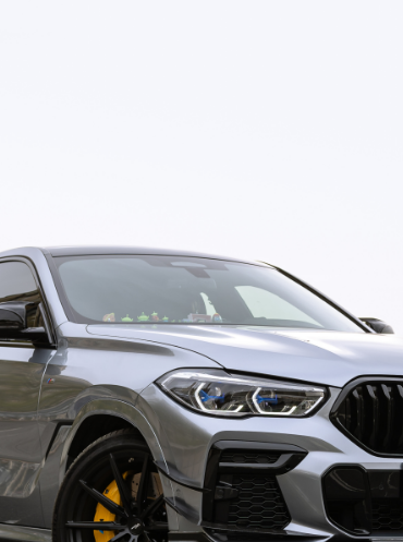 BMW X6 M60i xDrive40i (with M-Package) G06 Pre-LCI 2020 2021 2022 2023 with Aftermarket Parts - AE Front Canards Pre-preg Carbon Fiber from ArmorExtend