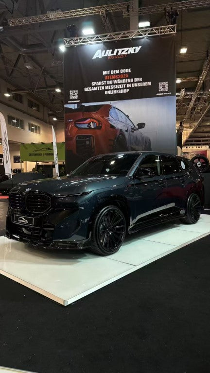 BMW XM / XM Label Red G09 2023-ON with Aftermarket Parts - AE Front Lip Pre-preg Carbon Fiber from ArmorExtend