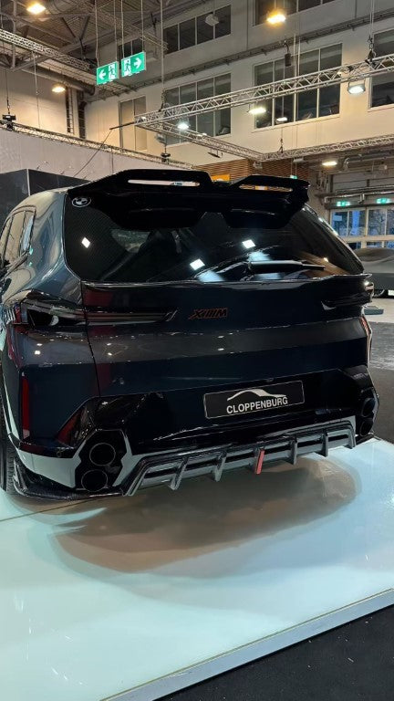 BMW XM / XM Label Red G09 2023-ON with Aftermarket Parts - AE Rear Roof Spoiler Pre-preg Carbon Fiber from ArmorExtend