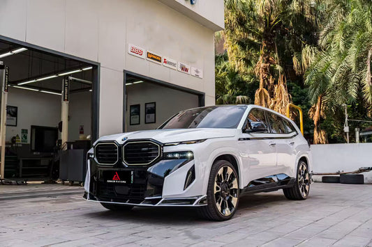 BMW XM / XM Label Red G09 2023-ON with Aftermarket Parts - AE Front Lip Pre-preg Carbon Fiber from ArmorExtend