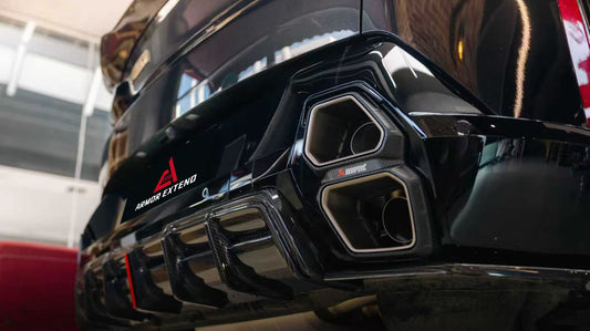 BMW XM / XM Label Red G09 2023-ON with Aftermarket Parts - AE Rear Diffuser & Canards Pre-preg Carbon Fiber from ArmorExtend