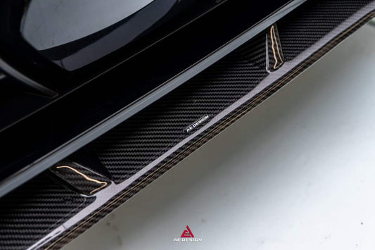 BMW XM / XM Label Red G09 2023-ON with Aftermarket Parts - AE Front Lip Pre-preg Carbon Fiber from ArmorExtend