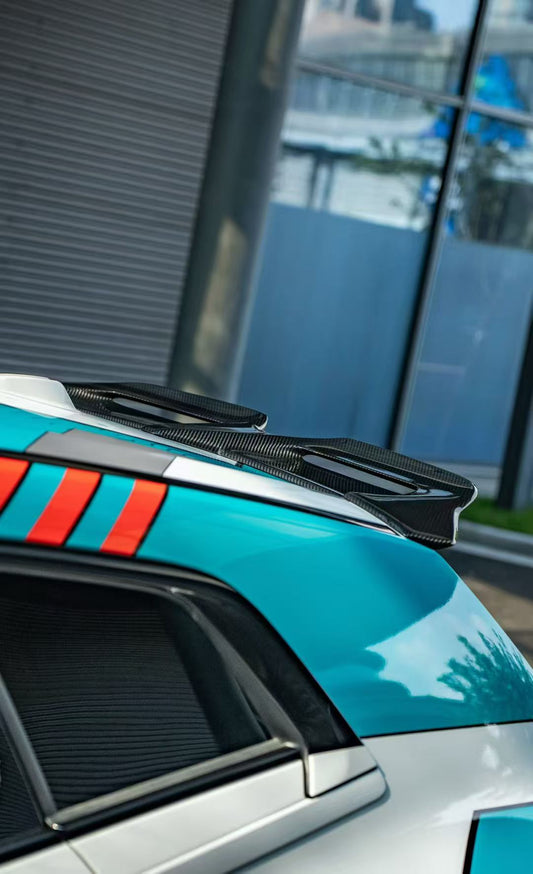 BMW XM / XM Label Red G09 2023-ON with Aftermarket Parts - AE Rear Roof Spoiler Pre-preg Carbon Fiber from ArmorExtend