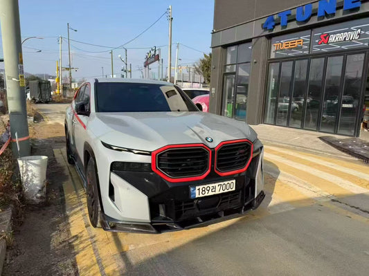 BMW XM / XM Label Red G09 2023-ON with Aftermarket Parts - AE Front Lip Pre-preg Carbon Fiber from ArmorExtend