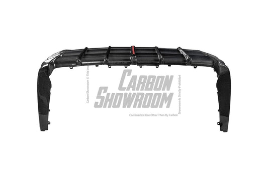 BMW i5 xDrive40 / eDrive40 (with M-package bumper, does not fit base mode) / M60 G60 G61 2024-ON & 5 Series 540i xDrive / 530i xDrive / 530i (with M-package bumper, does not fit base model) / 550e xDrive G60 G61 2024-ON with Aftermarket Parts - AE Design Rear Diffuser & Rear Canards Carbon Fiber from ArmorExtend