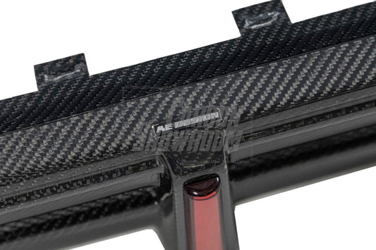 BMW i5 xDrive40 / eDrive40 (with M-package bumper, does not fit base mode) / M60 G60 G61 2024-ON & 5 Series 540i xDrive / 530i xDrive / 530i (with M-package bumper, does not fit base model) / 550e xDrive G60 G61 2024-ON with Aftermarket Parts - AE Design Rear Diffuser & Rear Canards Carbon Fiber from ArmorExtend