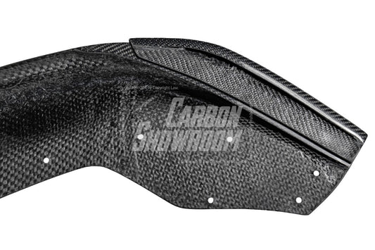 BMW i5 xDrive40 / i5 eDrive40 (with M-package bumper, does not fit base mode) / i5 M60 G60 G61 2024-ON & 5 Series 540i xDrive / 530i xDrive / 530i (with M-package bumper, does not fit base model) / 550e xDrive G60 G61 2024-ON with Aftermarket Parts - AE Design Front Lip Carbon Fiber from ArmorExtend