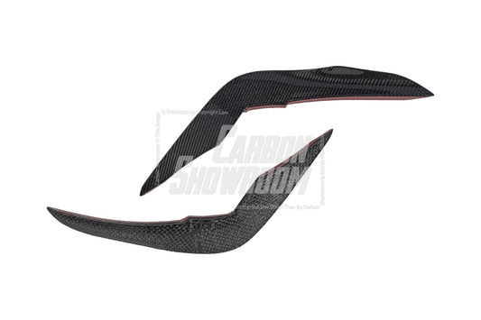 BMW i5 xDrive40 / i5 eDrive40 (with M-package bumper, does not fit base mode) / i5 M60 G60 G61 2024-ON & 5 Series 540i xDrive / 530i xDrive / 530i (with M-package bumper, does not fit base model) / 550e xDrive G60 G61 2024-ON with Aftermarket Parts - AE Design Front Canards Carbon Fiber from ArmorExtend