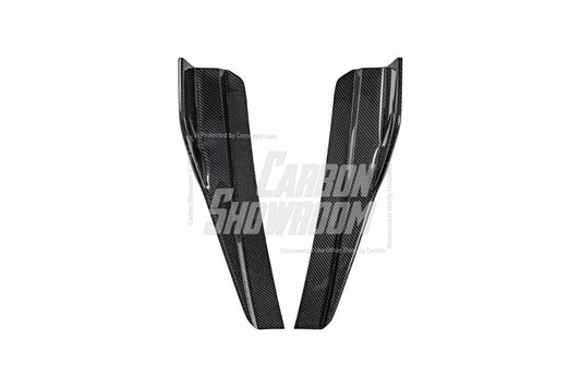 BMW i5 xDrive40 / eDrive40 (with M-package bumper, does not fit base mode) / M60 G60 G61 2024-ON & 5 Series 540i xDrive / 530i xDrive / 530i (with M-package bumper, does not fit base model) / 550e xDrive G60 G61 2024-ON with Aftermarket Parts - AE Design Rear Diffuser & Rear Canards Carbon Fiber from ArmorExtend