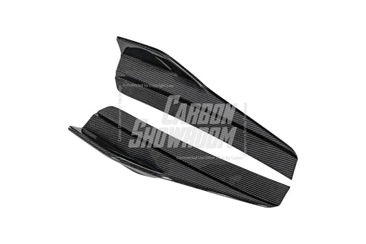 BMW i5 xDrive40 / eDrive40 (with M-package bumper, does not fit base mode) / M60 G60 G61 2024-ON & 5 Series 540i xDrive / 530i xDrive / 530i (with M-package bumper, does not fit base model) / 550e xDrive G60 G61 2024-ON with Aftermarket Parts - AE Design Rear Diffuser & Rear Canards Carbon Fiber from ArmorExtend