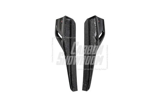 BMW i5 xDrive40 / eDrive40 (with M-package bumper, does not fit base mode) / M60 G60 G61 2024-ON & 5 Series 540i xDrive / 530i xDrive / 530i (with M-package bumper, does not fit base model) / 550e xDrive G60 G61 2024-ON with Aftermarket Parts - AE Design Rear Diffuser & Rear Canards Carbon Fiber from ArmorExtend