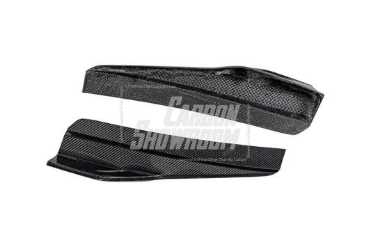 BMW i5 xDrive40 / eDrive40 (with M-package bumper, does not fit base mode) / M60 G60 G61 2024-ON & 5 Series 540i xDrive / 530i xDrive / 530i (with M-package bumper, does not fit base model) / 550e xDrive G60 G61 2024-ON with Aftermarket Parts - AE Design Rear Diffuser & Rear Canards Carbon Fiber from ArmorExtend