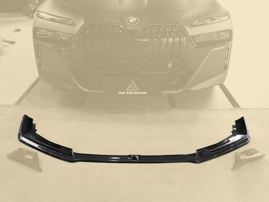ArmorExtend AE Front Lip & Side Splitters for BMW i7 M70 xDrive60 & 760i/750e xDrive G70 Pre-preg Carbon Fiber